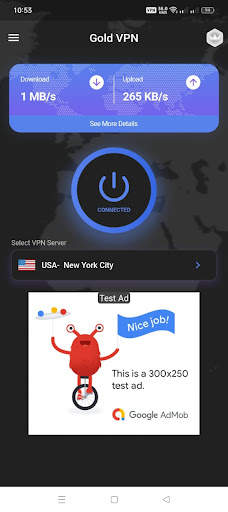 Gold VPN : Fast & Secure VPN screenshot 2