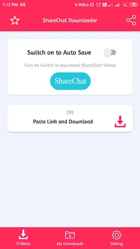 Sharechat Video Downloader screenshot 1