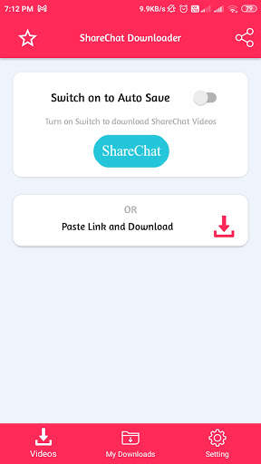 Sharechat Video Downloader screenshot 1