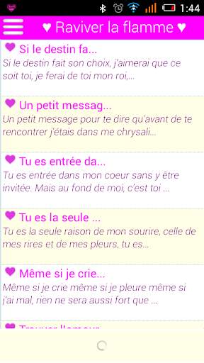 15 000  Messages SMS d'amour screenshot 2
