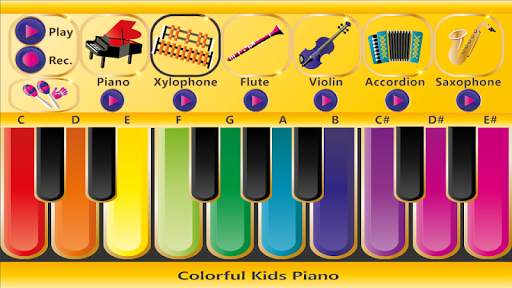 Colorful Kids Piano screenshot 2