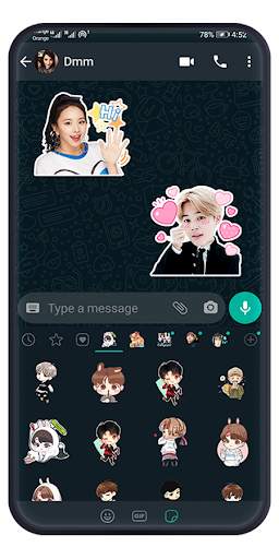 Kpop Idol Stickers for WhatsApp screenshot 5