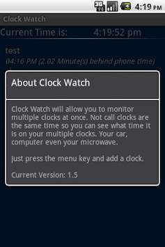 Clock Watch screenshot 3