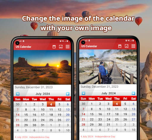 US Calendar 2024 screenshot 1