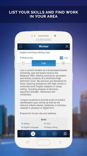 WorkApp screenshot 2