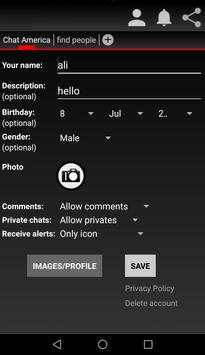 Chat America screenshot 1
