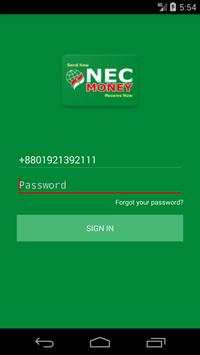 NEC Money Transfer स्क्रीनशॉट 2