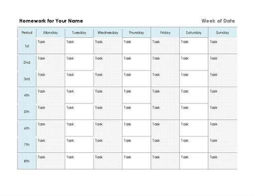 Free Office Schedules Templates скриншот 14