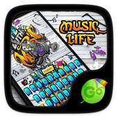 Music Life GO Keyboard theme 3.5