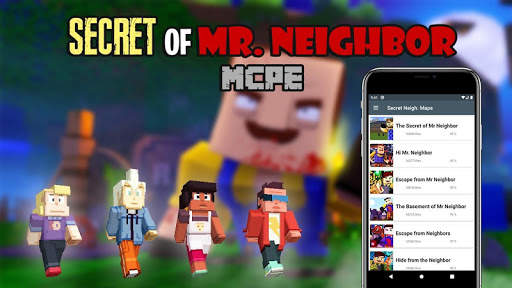 The Secret of Mr Neighbor for Minecraft PE screenshot 1