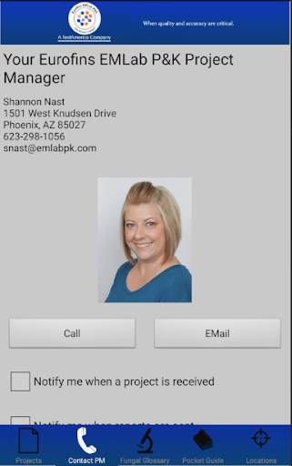 EMLab P&K LabServe® Mobile screenshot 2
