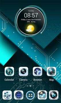 Circuit Board 3D  V Launcher Theme screenshot 2