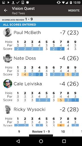 UDisc Live - Scorekeeper App screenshot 2