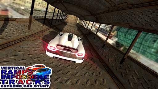 Vertical Ramps Impossible Tracks Extreme Car Stunt स्क्रीनशॉट 22
