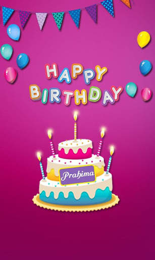Name On Birthday Cake : Stickers, Quotes screenshot 1