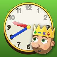 King of Math: Telling Time logo
