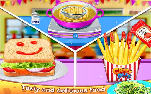 School Lunchbox Food Maker - Cooking Game screenshot 4