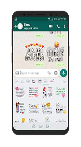 Stickers romanticos y frases de amor para WhatsApp screenshot 3