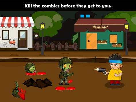 Zombie Street Shooter : Shooting Zombie Games screenshot 1