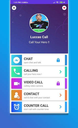Fake 📱 Chat   video call (Simulation) screenshot 1