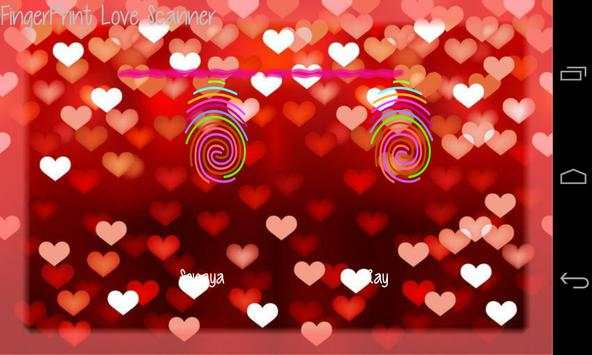 Finger Scanner:Love Calculator 3 تصوير الشاشة