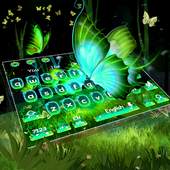 Starry Magical Forest Butterfly Keyboard 10001001