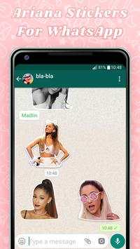 Stickers for Whatsapp Ariana Fort screenshot 1