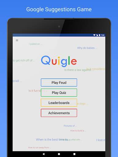 Quigle - Google Feud   Quiz screenshot 9