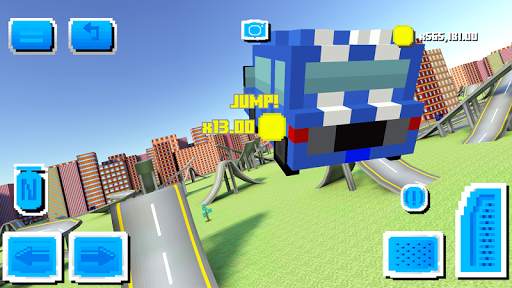 Blocky Car Driving screenshot 3