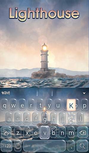 Lighthouse Keyboard Wallpaper स्क्रीनशॉट 2