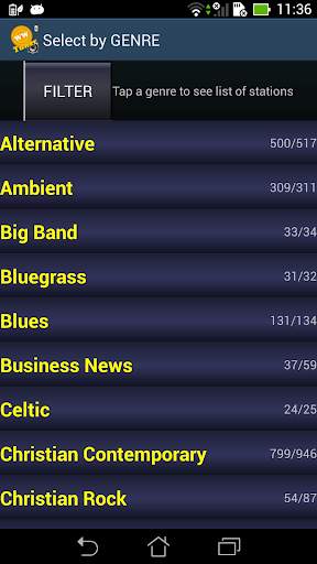 WWTuner radio player screenshot 7