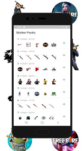 FreFire 🔥 Stickers WAStickersApps F🔥F screenshot 1