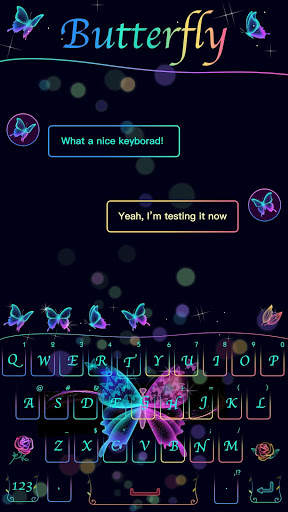 Butterfly Keyboard स्क्रीनशॉट 3