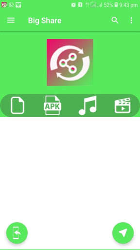 Big Share app :Share Files, Videos & music screenshot 1