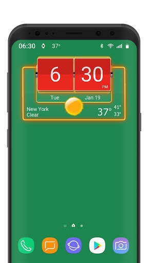 3D Flip Clock Theme Pack 05 screenshot 8