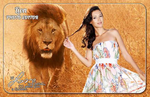 Lion Photo Editor screenshot 1