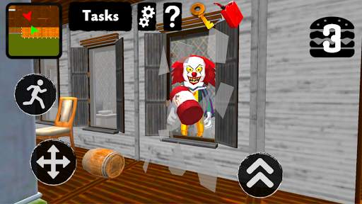 Neighbor Clown. Scary Escape 3D screenshot 2