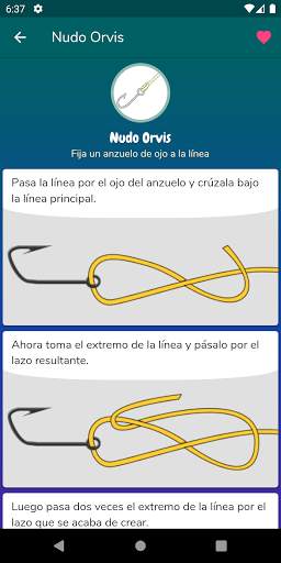 Fishing Knots - Nudos de pesca screenshot 2