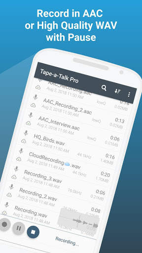 Tape-a-Talk Pro Voice Recorder screenshot 1
