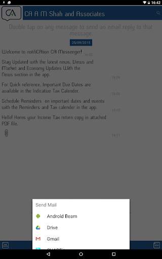 notifiCAtion CA Messenger screenshot 24