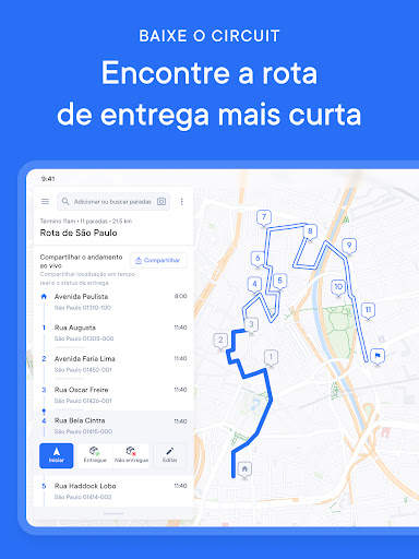 Circuit Planejador de Rotas screenshot 8