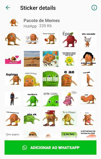 Figurinhas para WhatsApp Memes screenshot 3