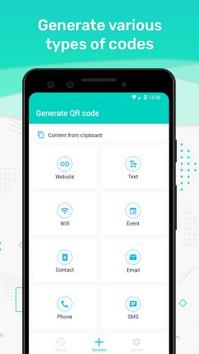 QR Code Reader and Scanner for Android screenshot 3