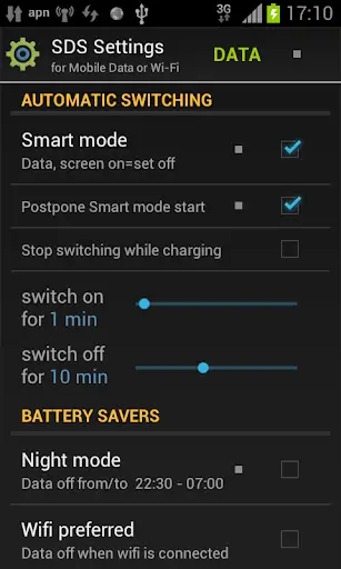 Smart Data Switch Trial screenshot 2