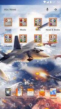 3D Theme - Aircraft Combat Cool 3D Wallpaper screenshot 2