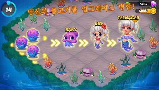 Merge Mermaids-magic puzzles screenshot 3