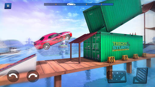 Tricky Car Stunts - Free Racing Stunt Car Games скриншот 5