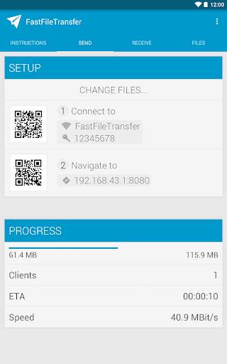 Fast File Transfer 6 تصوير الشاشة