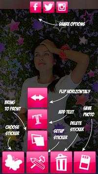 Cute Girl Stickers Photo Booth screenshot 4