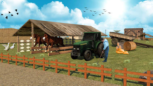 Farm Tractor Driving: Tractor Games, Cargo Tractor screenshot 3